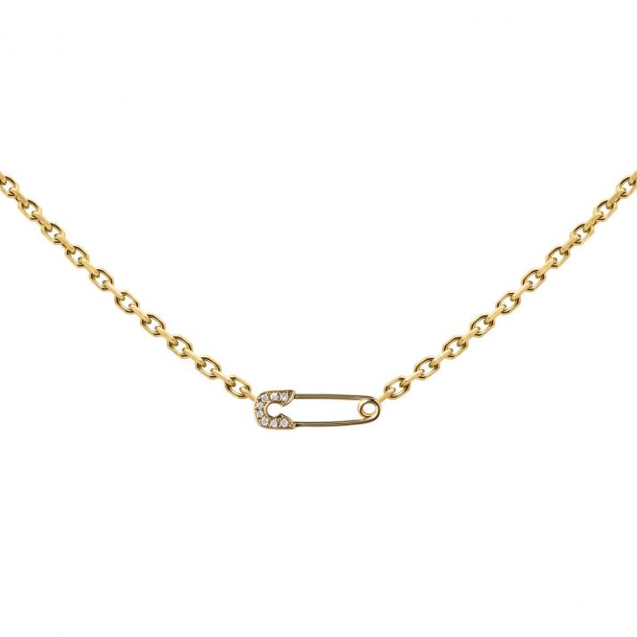 アンジュダイヤモンドブローチゴールドネックレス - Redline - 0++