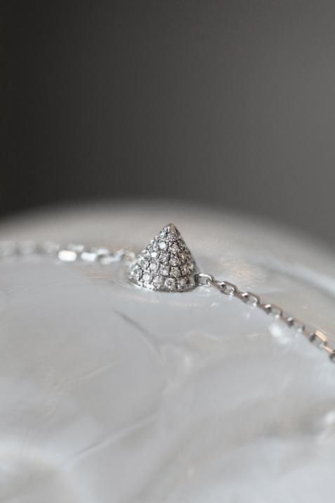 Chain Bracelet Punk White Gold RedLine Jewelry - Redline - 0++