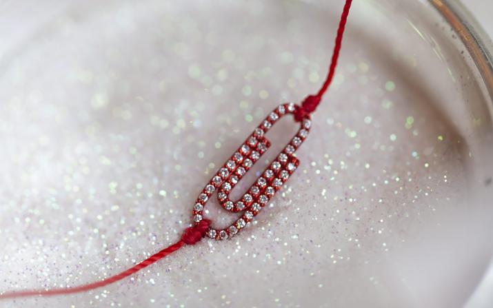 String Bracelet Trombone De Luxe White Gold RedLine Jewelry - Redline - 0++