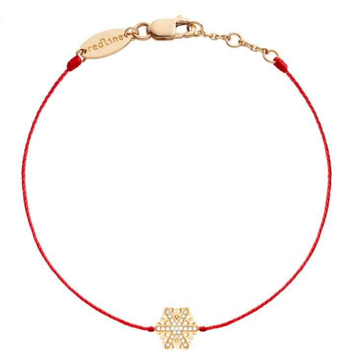 ローズゴールドダイヤモンドスノーフレークブレスレット - Redline - 0++