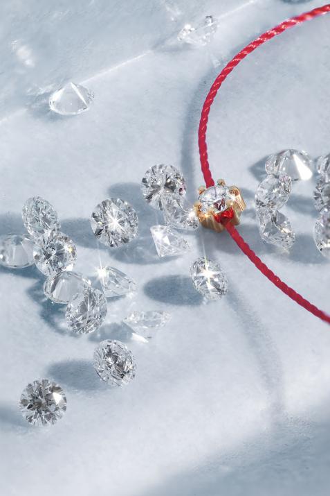 RedLine Jewelry Absoluスレッドブレスレットピンクゴールドダイヤモンド  - Redline - 0++