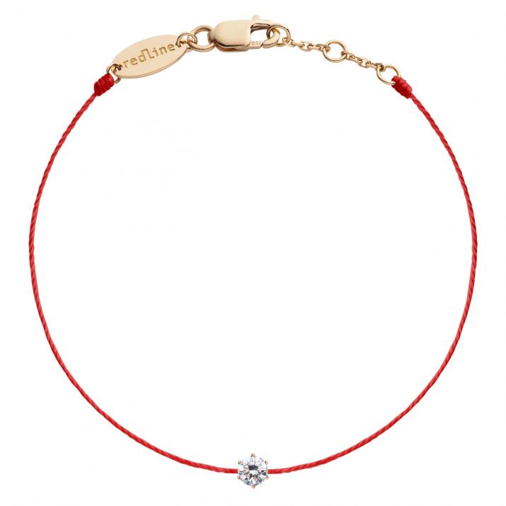 値頃 Redline Absoluストリングブレスレットダイヤモンドとピンク アクセサリー