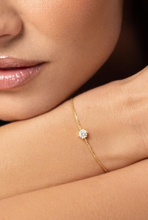 狂ったように絶対的なチェーンブレスレットイエローゴールド - Redline - 0++