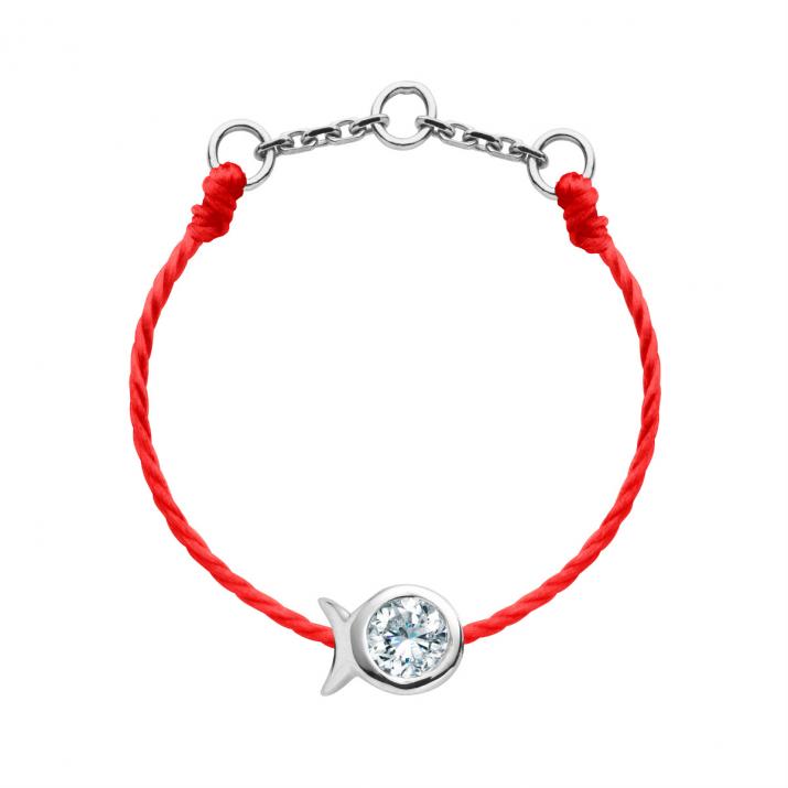 Mini Pure Fish ワイヤーリング白金 - Redline - 0++