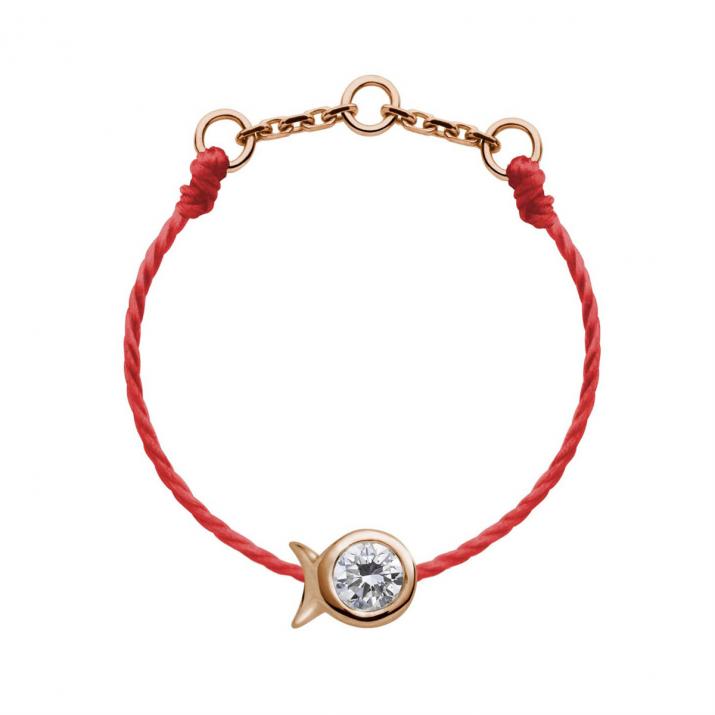 Mini Pure Fish ワイヤーリングローズゴールド - Redline - 0++