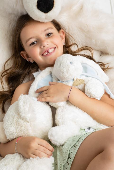 ミニ純粋なウサギの子供スティングブレスレットホワイトゴールド - Redline - 0++