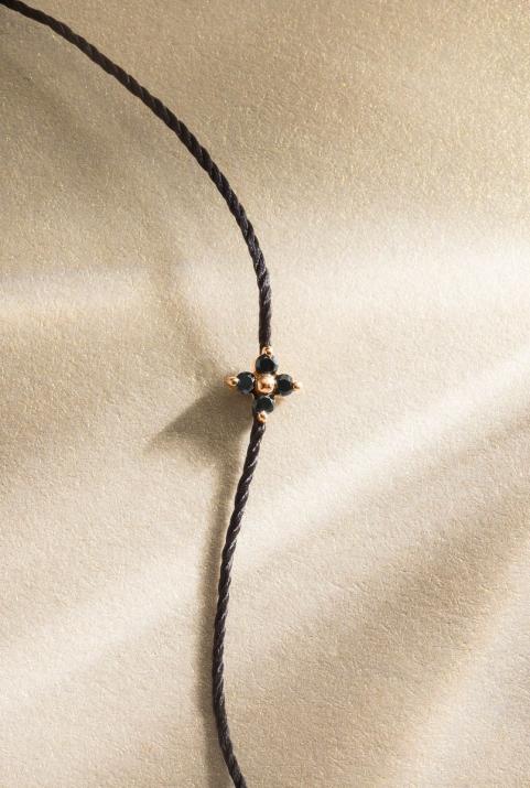 ブレスレット光沢のあるkcolorスレッドローズゴールド - Redline - 0++