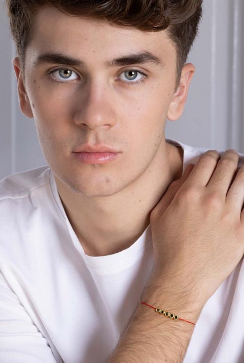 River 5 So Kcolor メンズ・ブレスレット イエローゴールド - Redline - 0++