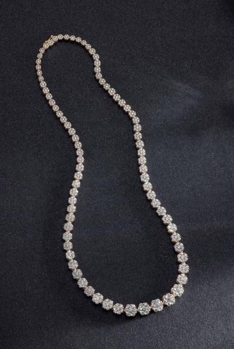 Illusion River ネックレスイエローゴールド - Redline - 0++