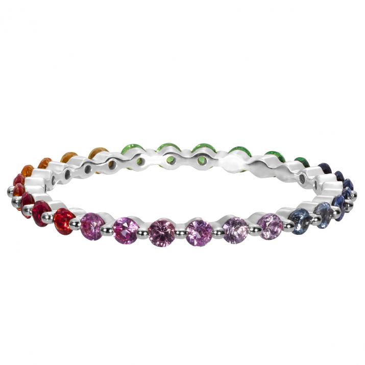 Aurelange Rainbow リング 白金 - Redline - 0++