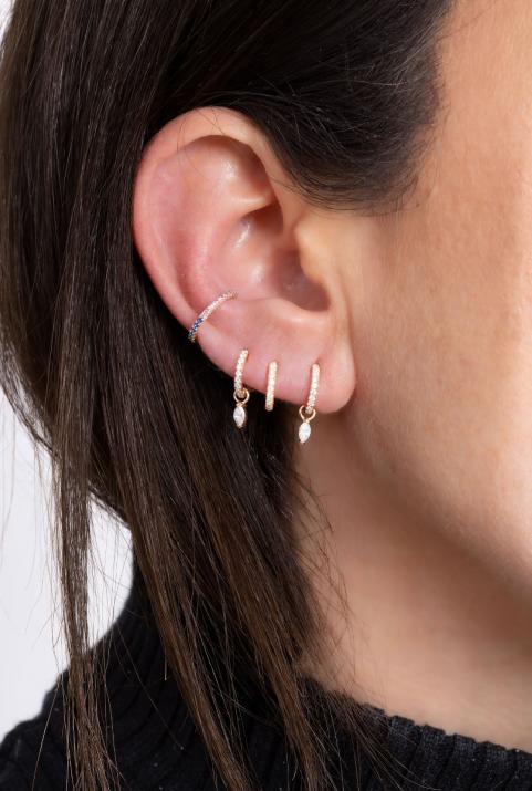 Ear Cuff Si Joli Rainbow イヤリング ローズゴールド - Redline - 0++