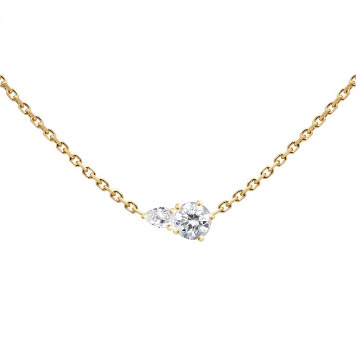 Abby チェーンネックレス イエローゴールド - Redline