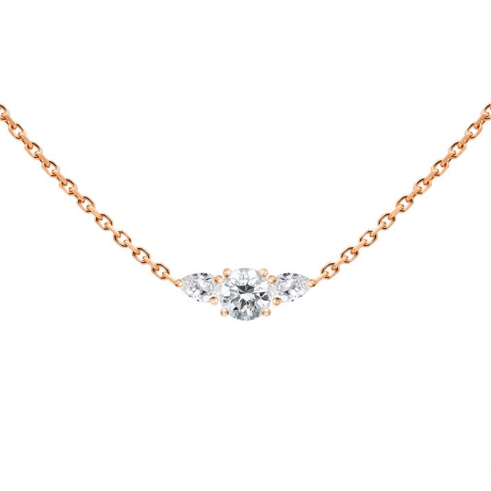 So Abby チェーンネックレス ローズゴールド - Redline