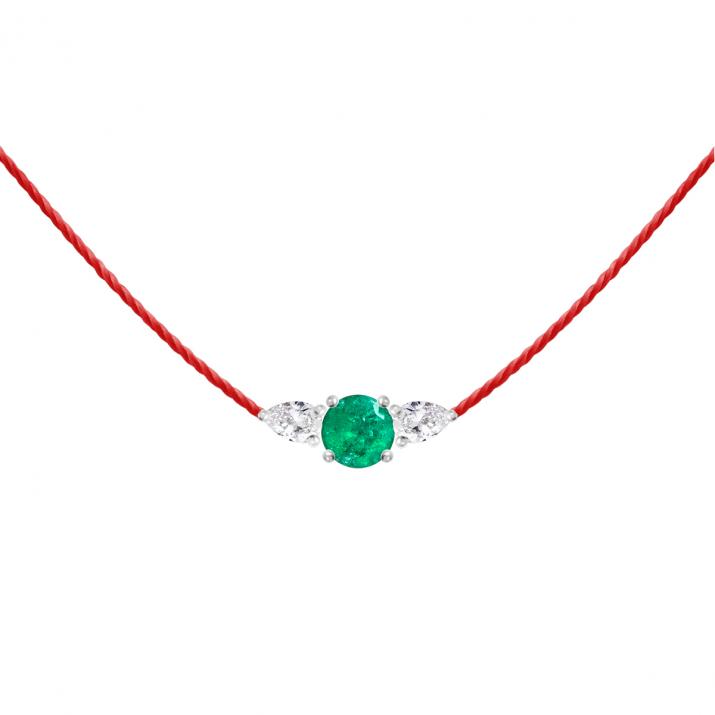 So Abby Emeraude スレッドネックレス白金 - Redline