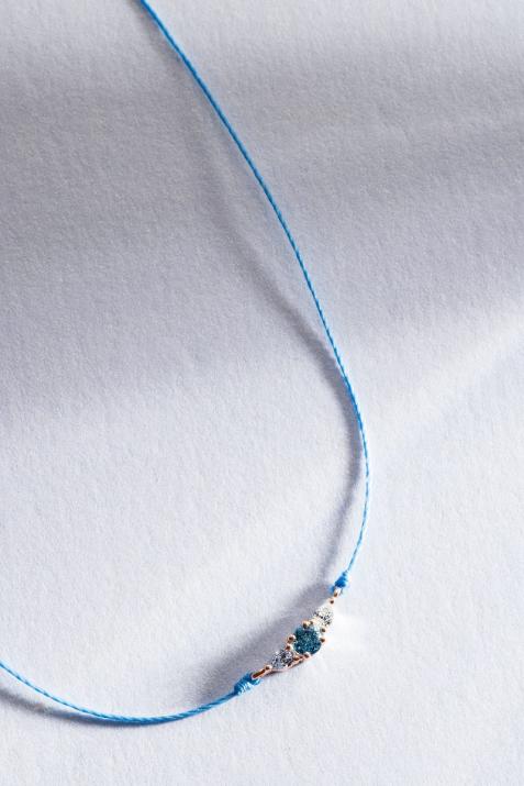 So Abby Topaze スレッドネックレスローズゴールド - Redline - 0++