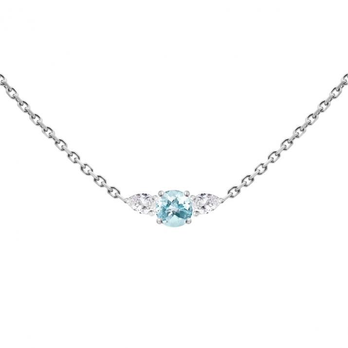 So Abby Topaze チェーンネックレス 白金 - Redline