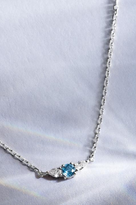 So Abby Topaze チェーンネックレス 白金 - Redline - 0++