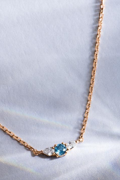 So Abby Topaze チェーンネックレス ローズゴールド - Redline - 0++