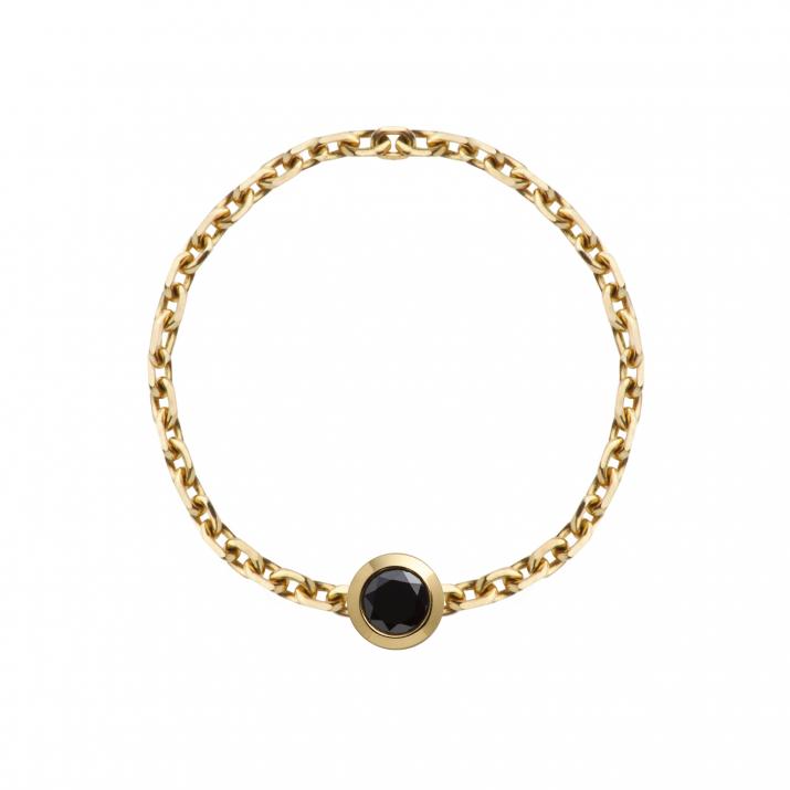 redline レッドライン ゴールドチェーン ダイヤモンド リング Redline ジュエリー Kcolor チェーンリングイエローゴールド