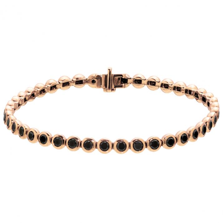 River Kcolor メンズ・ブレスレット ローズゴールド - Redline - 0++