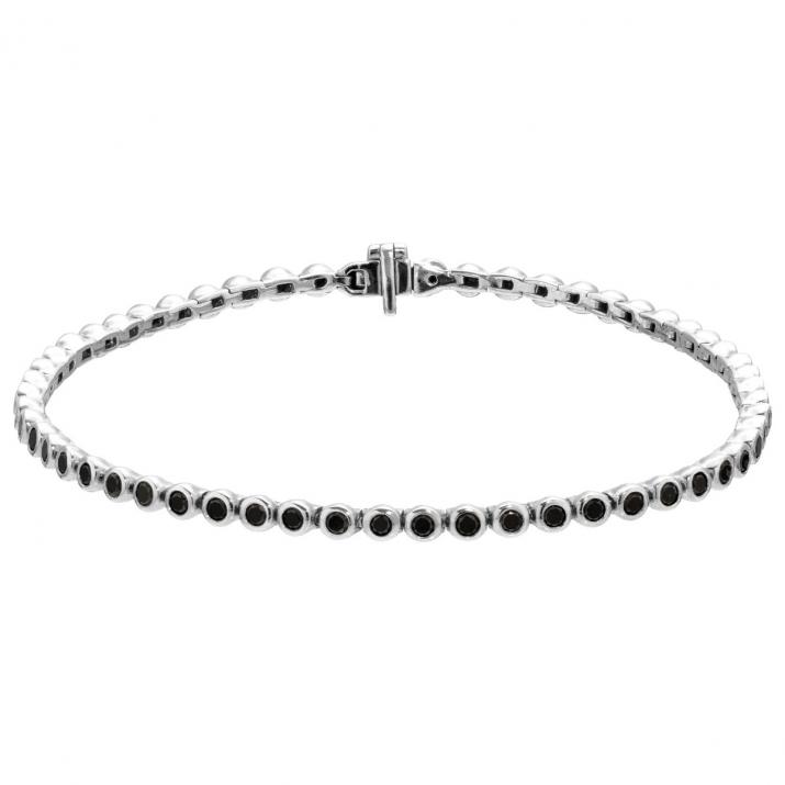 ミニ川kcolorの男性ブレスレットホワイトゴールド - Redline - 0++