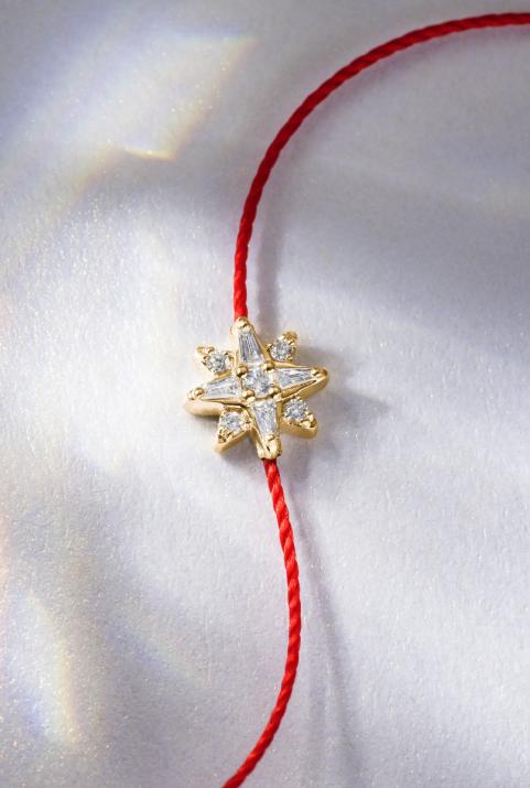 Lunova ワイヤーブレスレットイエローゴールド - Redline - 0++