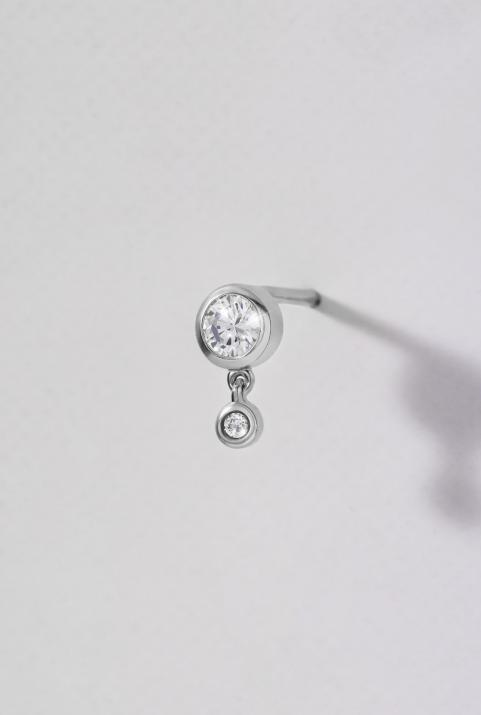 Lumina イヤリング 白金 - Redline - 0++