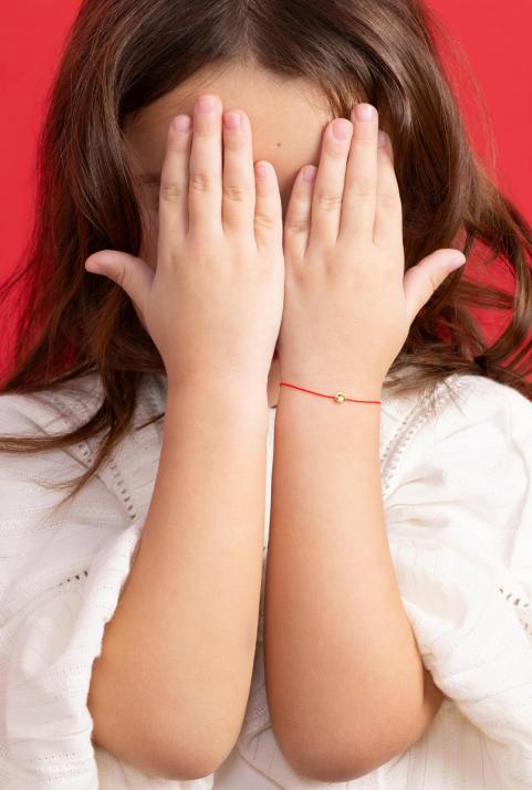 Bébé Mini Horse ワイヤーブレスレットイエローゴールド - Redline - 0++