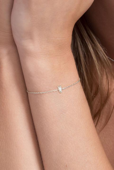 Lucky Horse チェーンブレスレット 白金 - Redline - 0++