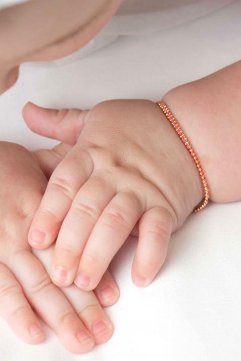 Aurore Bébé チェーンブレスレット ローズゴールド - Redline - 0++