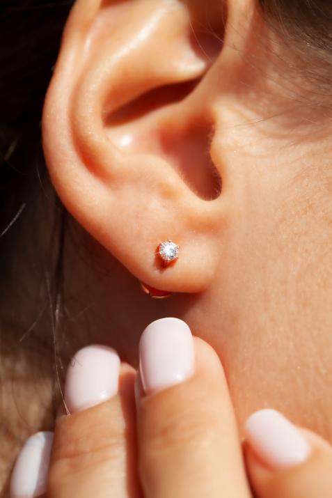 Absolu Earing Pink Gold - Redline - 0++