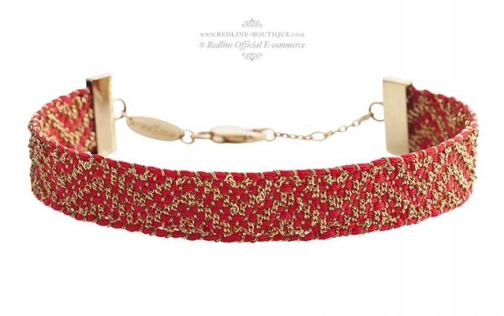 Brazilian Bracelet Bresilién Aztoun White Gold RedLine Jewelry - Redline - 0++