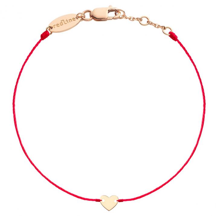 String Bracelet Joli Cœur Yellow Gold RedLine Jewelry - Redline