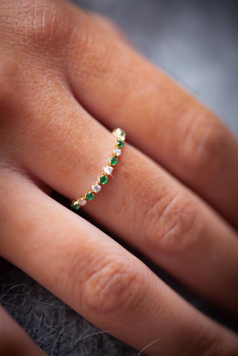 リングマリリンエメラルイエローゴールド - Redline - 0++