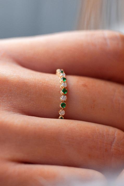 リングマリリンエメラルイエローゴールド - Redline - 0++