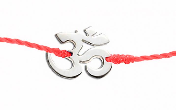 String Bracelet Ohm White Gold RedLine Jewelry - Redline