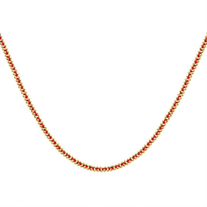 String Necklace For Women in Yellow Gold - Redline