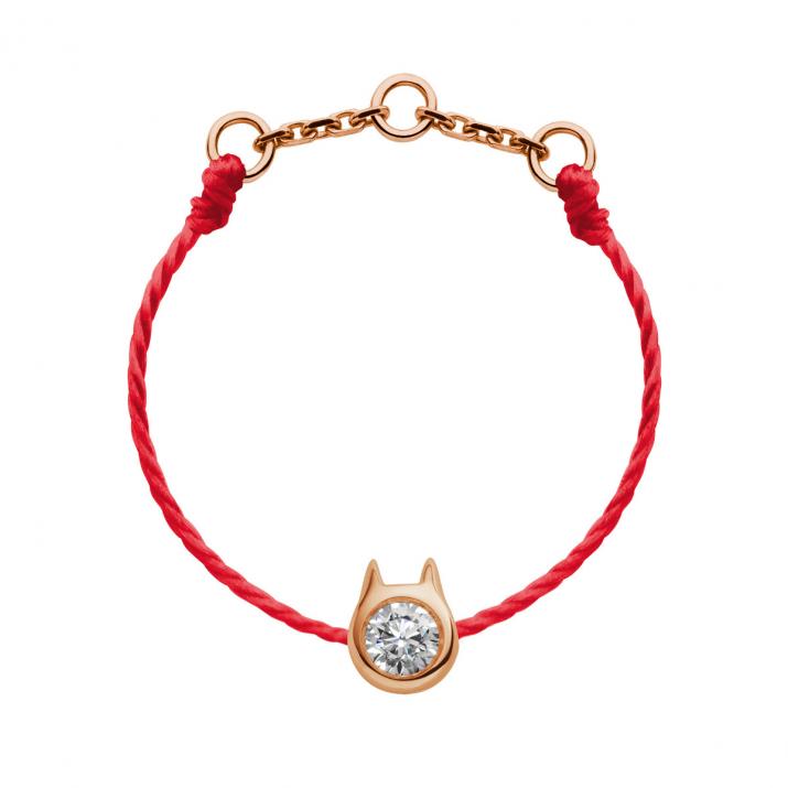 ミニピュアキャットローズゴールド子猫リング - Redline - 0++