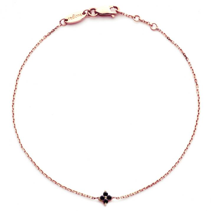 光沢のあるKcolorチェーンブレスレットピンクゴールド - Redline - 0++