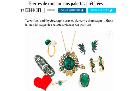 Redline dans le magazine L'Officiel