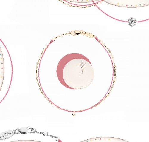 bracelet fil rose diamant bracelet fil rose diamant