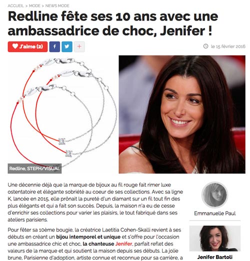 redline anniversaire jenifer