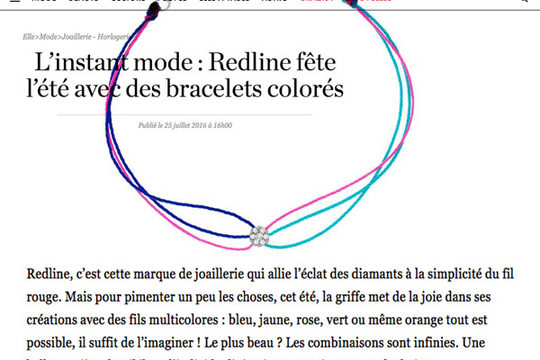 Redline fête l’été avec Elle.fr !