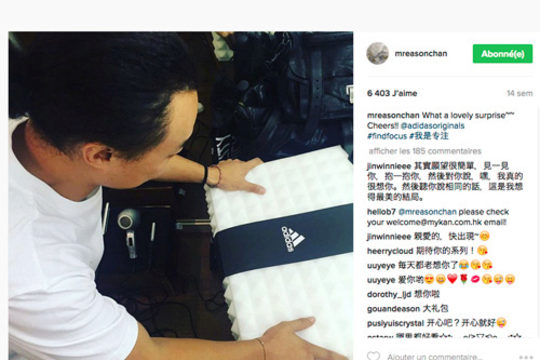 Eason Chan et son bracelet Redline !