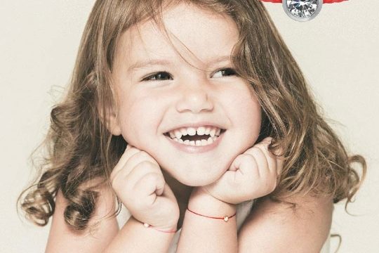 Fil rouge diamant enfant