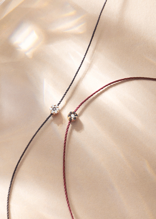 ダイヤモンドと18Kゴールド